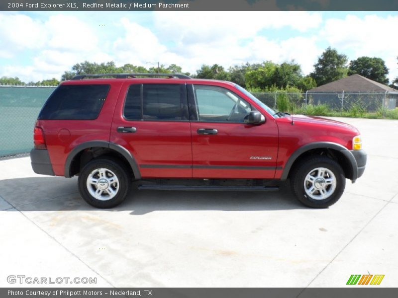 Redfire Metallic / Medium Parchment 2004 Ford Explorer XLS