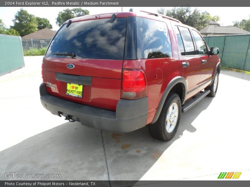 Redfire Metallic / Medium Parchment 2004 Ford Explorer XLS