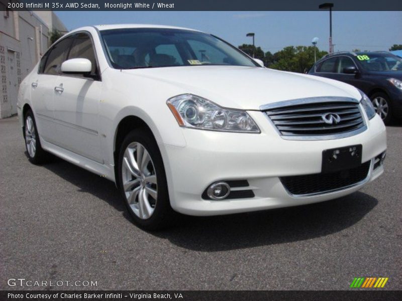 Moonlight White / Wheat 2008 Infiniti M 35x AWD Sedan