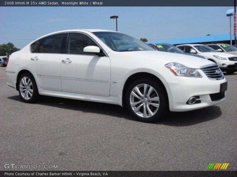Moonlight White / Wheat 2008 Infiniti M 35x AWD Sedan