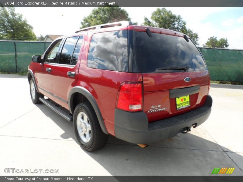 Redfire Metallic / Medium Parchment 2004 Ford Explorer XLS