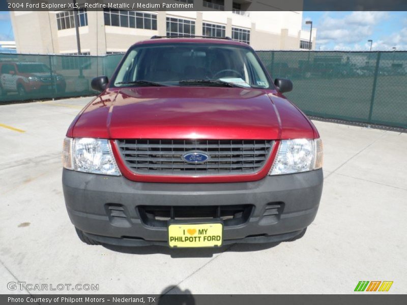 Redfire Metallic / Medium Parchment 2004 Ford Explorer XLS