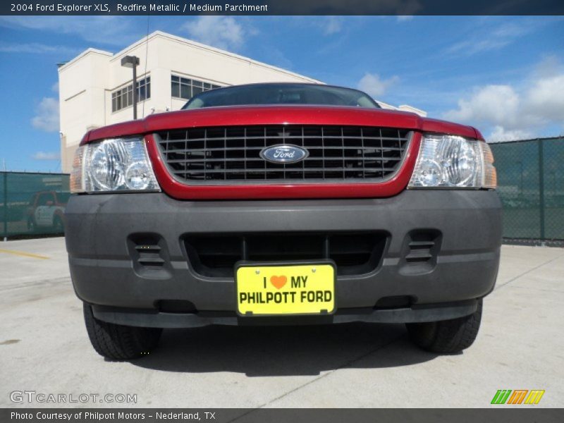 Redfire Metallic / Medium Parchment 2004 Ford Explorer XLS
