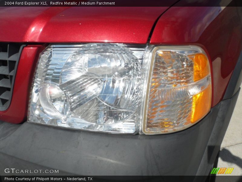 Redfire Metallic / Medium Parchment 2004 Ford Explorer XLS