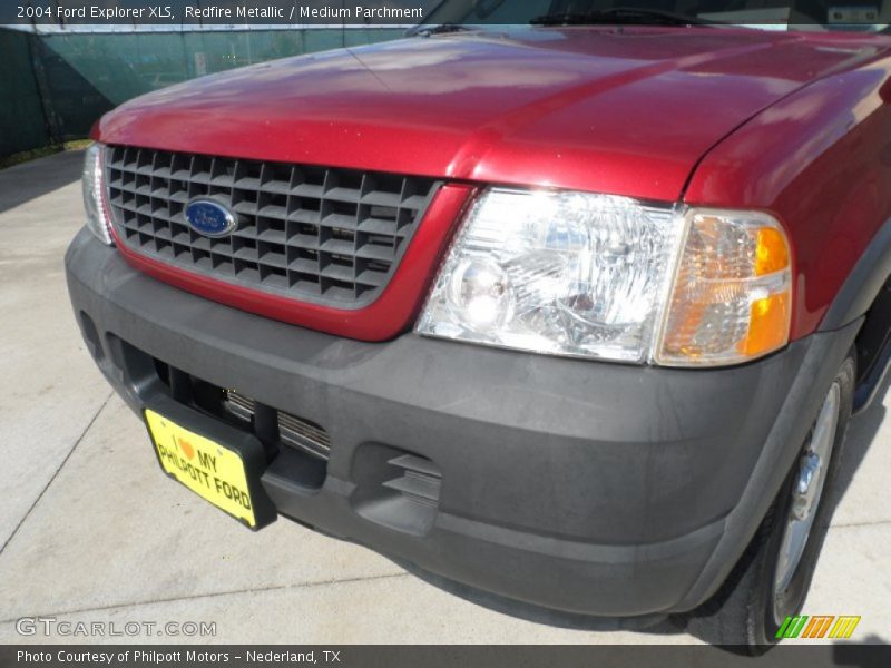 Redfire Metallic / Medium Parchment 2004 Ford Explorer XLS