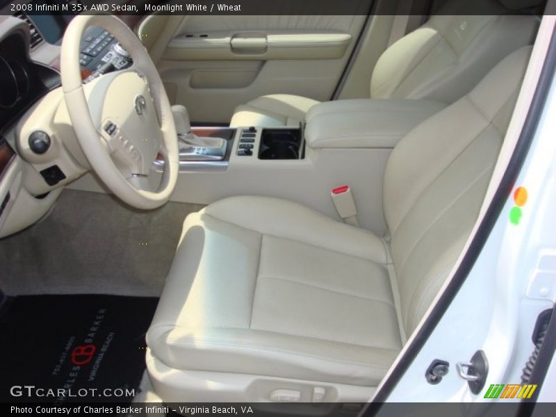 Moonlight White / Wheat 2008 Infiniti M 35x AWD Sedan