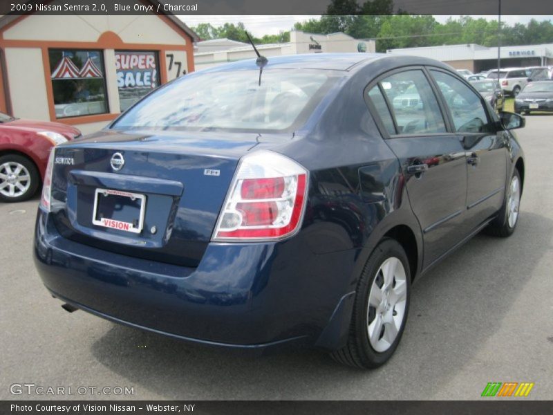 Blue Onyx / Charcoal 2009 Nissan Sentra 2.0