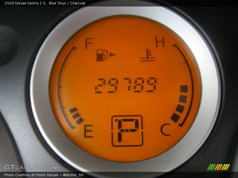 Blue Onyx / Charcoal 2009 Nissan Sentra 2.0