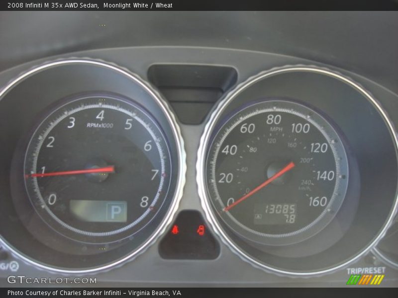 Moonlight White / Wheat 2008 Infiniti M 35x AWD Sedan