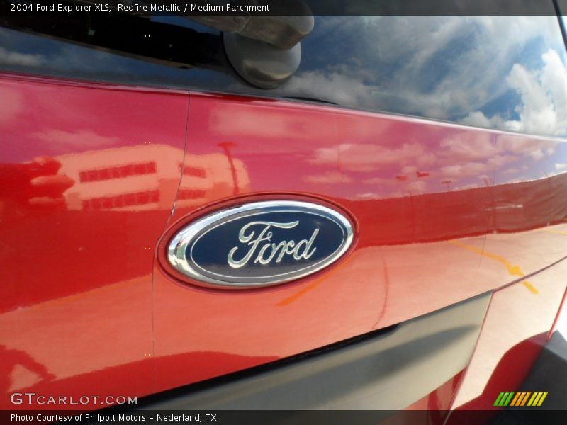 Redfire Metallic / Medium Parchment 2004 Ford Explorer XLS