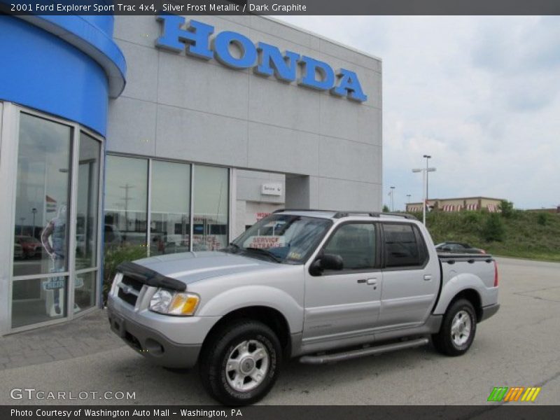 Silver Frost Metallic / Dark Graphite 2001 Ford Explorer Sport Trac 4x4