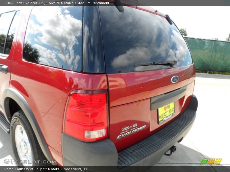 Redfire Metallic / Medium Parchment 2004 Ford Explorer XLS