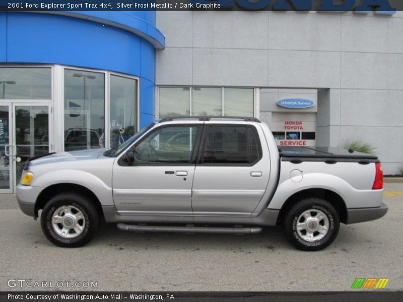 Silver Frost Metallic / Dark Graphite 2001 Ford Explorer Sport Trac 4x4