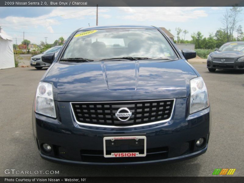 Blue Onyx / Charcoal 2009 Nissan Sentra 2.0