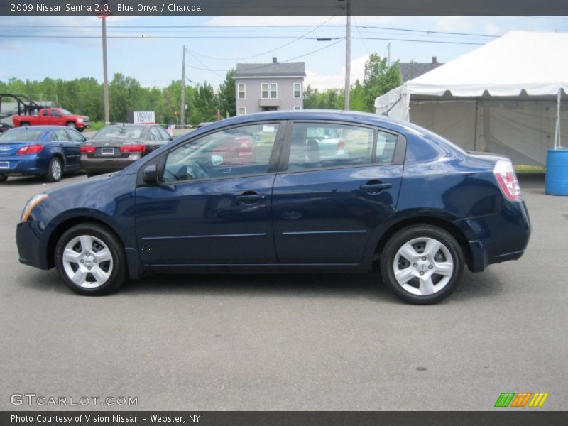 Blue Onyx / Charcoal 2009 Nissan Sentra 2.0