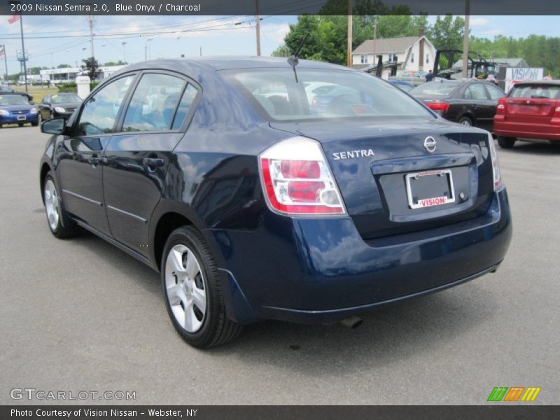 Blue Onyx / Charcoal 2009 Nissan Sentra 2.0