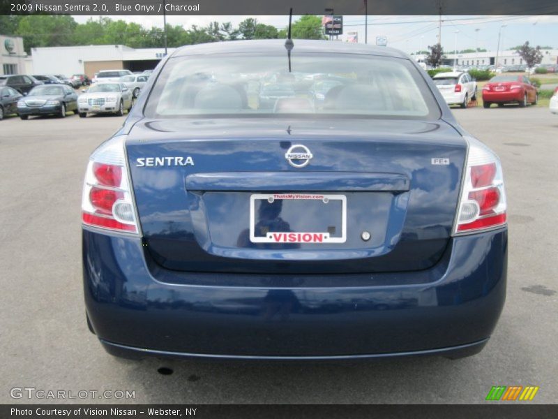 Blue Onyx / Charcoal 2009 Nissan Sentra 2.0