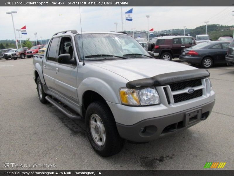 Silver Frost Metallic / Dark Graphite 2001 Ford Explorer Sport Trac 4x4