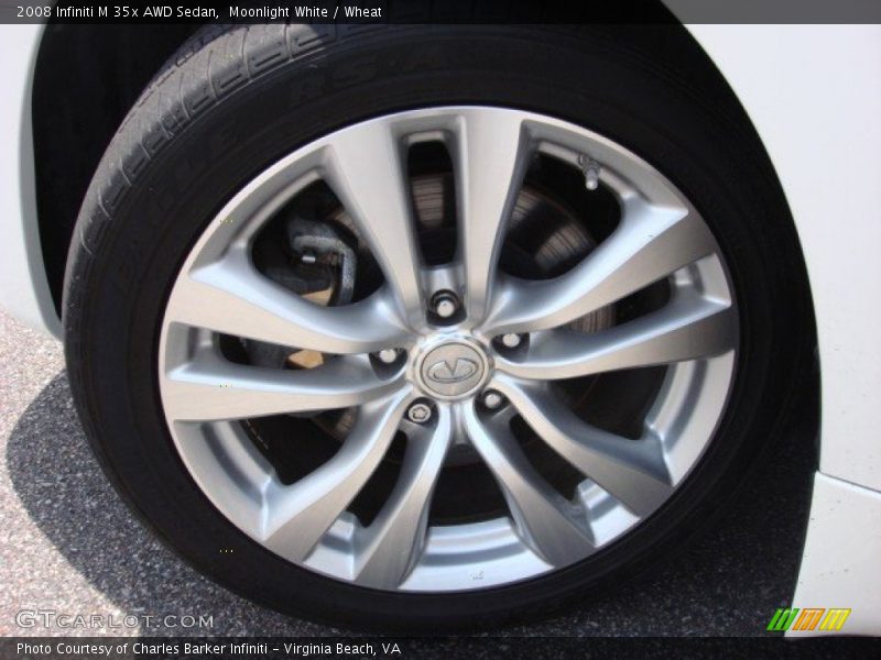 Moonlight White / Wheat 2008 Infiniti M 35x AWD Sedan