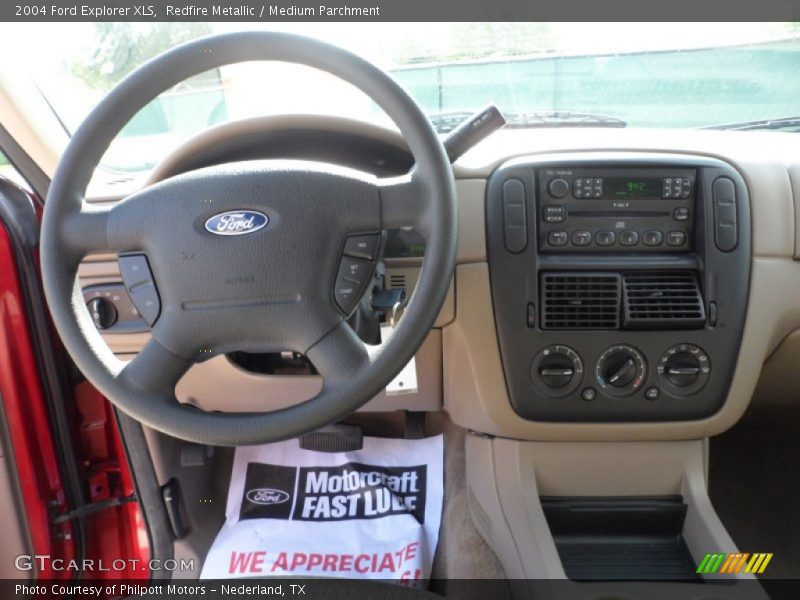 Dashboard of 2004 Explorer XLS