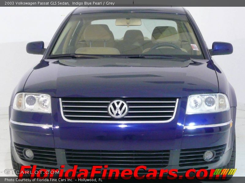 Indigo Blue Pearl / Grey 2003 Volkswagen Passat GLS Sedan
