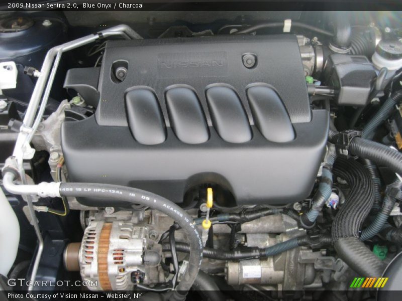 Blue Onyx / Charcoal 2009 Nissan Sentra 2.0