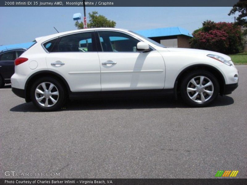 Moonlight White / Graphite 2008 Infiniti EX 35 Journey AWD