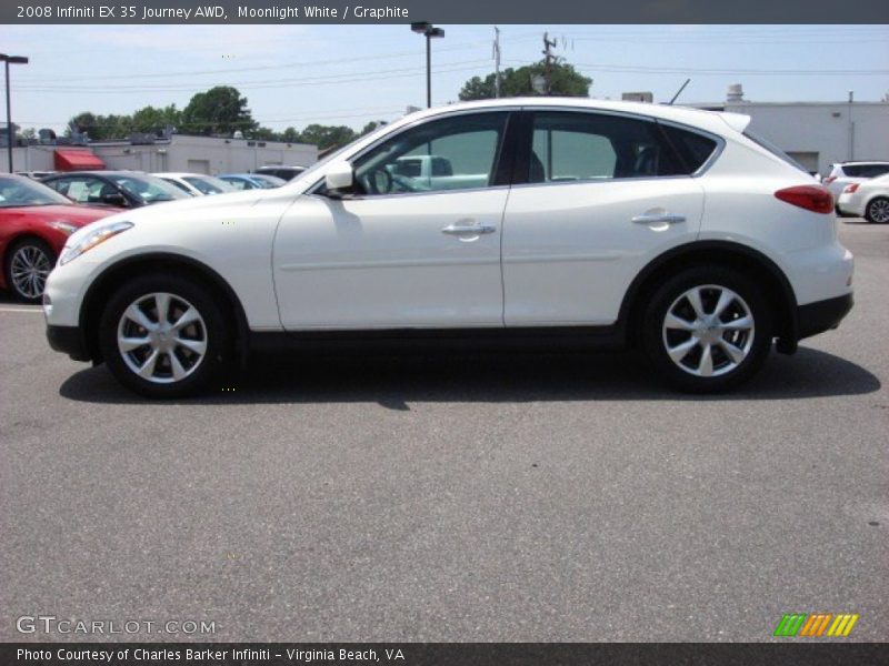 Moonlight White / Graphite 2008 Infiniti EX 35 Journey AWD