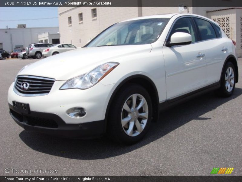 Moonlight White / Graphite 2008 Infiniti EX 35 Journey AWD