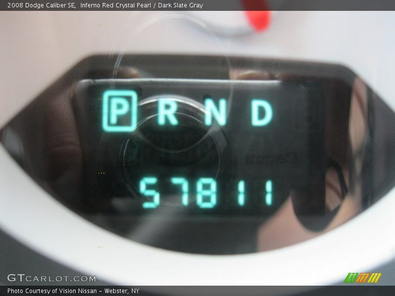 Inferno Red Crystal Pearl / Dark Slate Gray 2008 Dodge Caliber SE