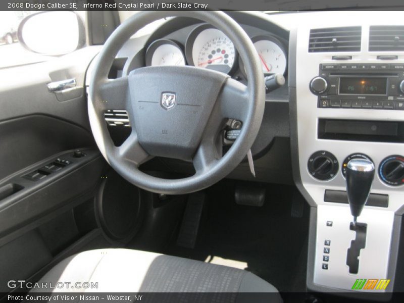 Inferno Red Crystal Pearl / Dark Slate Gray 2008 Dodge Caliber SE