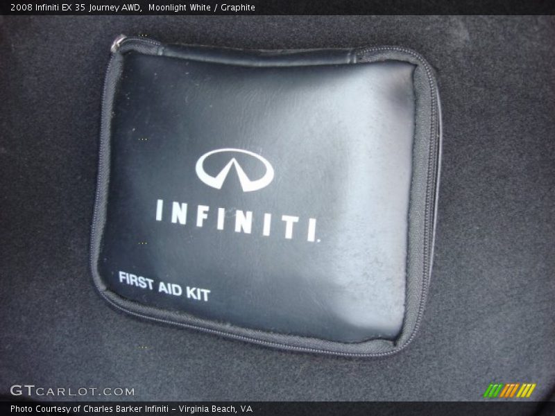 Moonlight White / Graphite 2008 Infiniti EX 35 Journey AWD