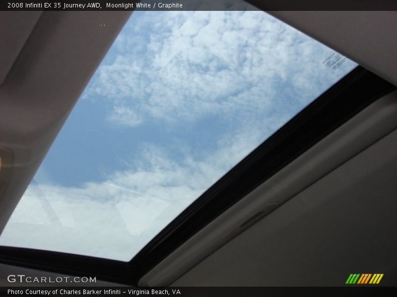 Moonlight White / Graphite 2008 Infiniti EX 35 Journey AWD