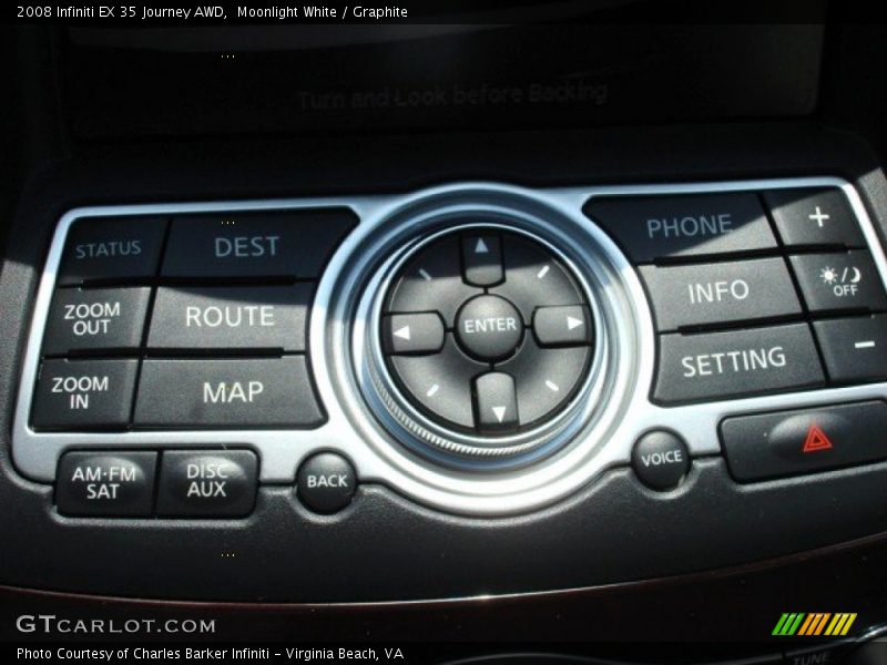 Moonlight White / Graphite 2008 Infiniti EX 35 Journey AWD