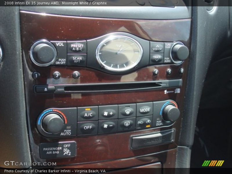 Moonlight White / Graphite 2008 Infiniti EX 35 Journey AWD