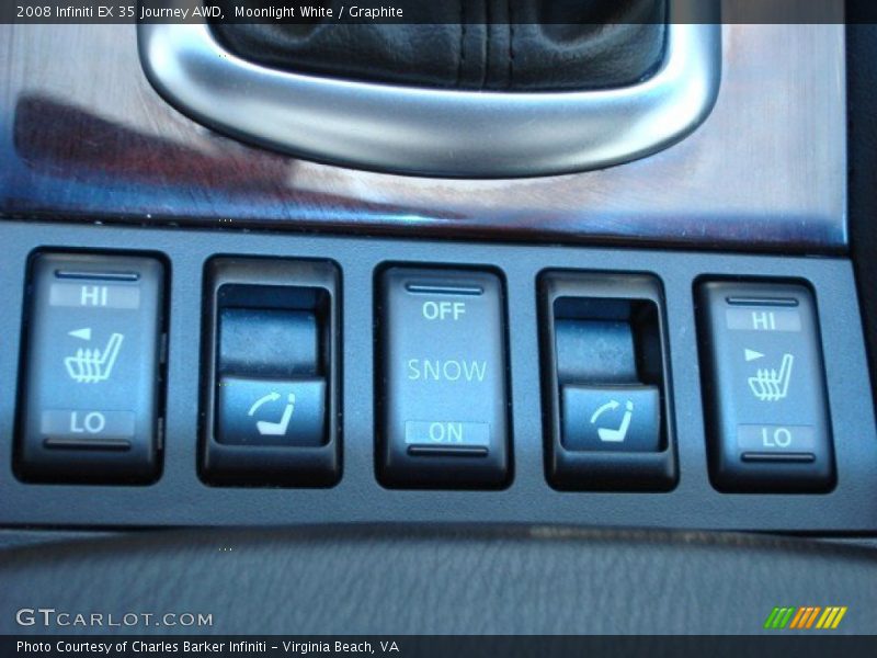 Moonlight White / Graphite 2008 Infiniti EX 35 Journey AWD