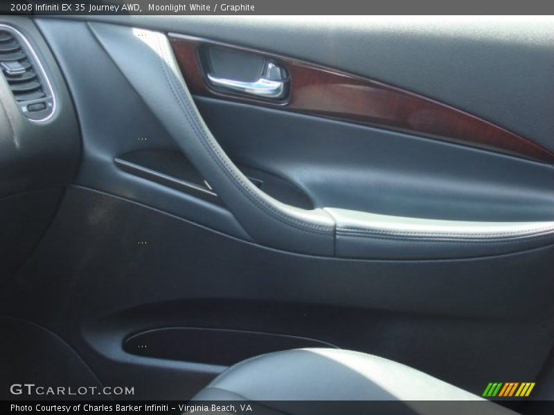 Moonlight White / Graphite 2008 Infiniti EX 35 Journey AWD