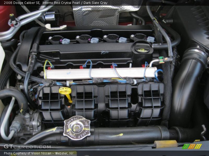 Inferno Red Crystal Pearl / Dark Slate Gray 2008 Dodge Caliber SE