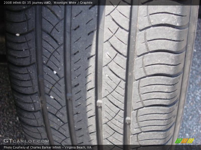 Moonlight White / Graphite 2008 Infiniti EX 35 Journey AWD