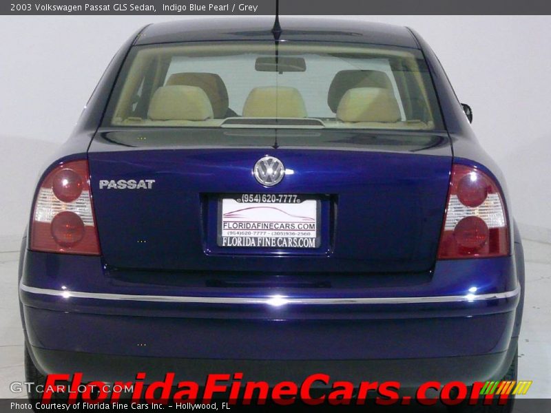 Indigo Blue Pearl / Grey 2003 Volkswagen Passat GLS Sedan