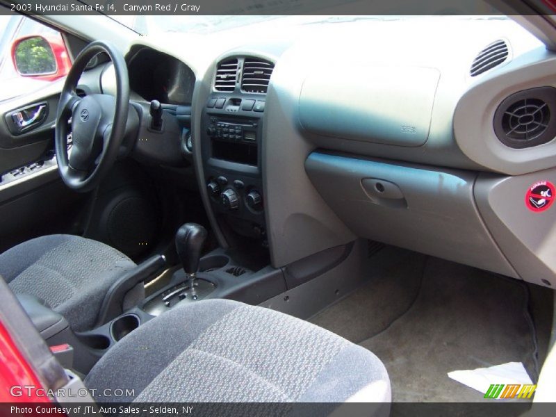Canyon Red / Gray 2003 Hyundai Santa Fe I4