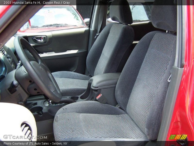 Canyon Red / Gray 2003 Hyundai Santa Fe I4