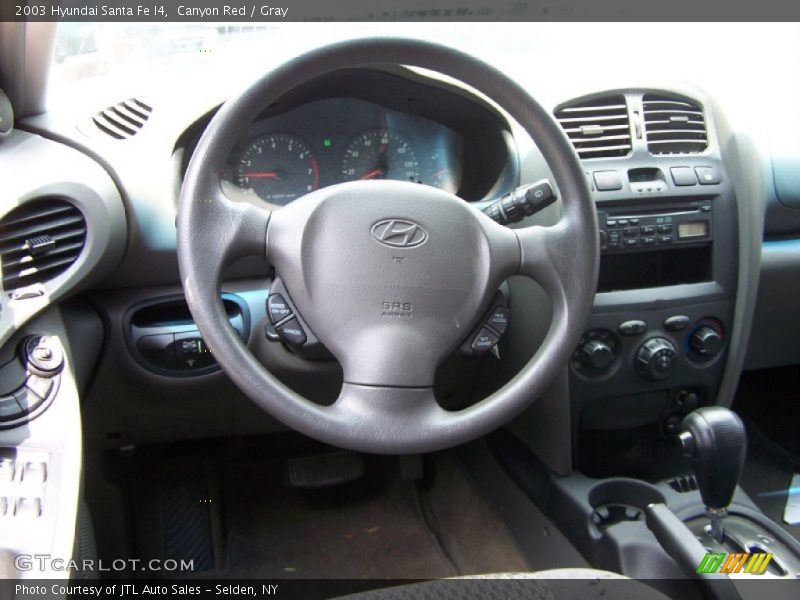 Canyon Red / Gray 2003 Hyundai Santa Fe I4