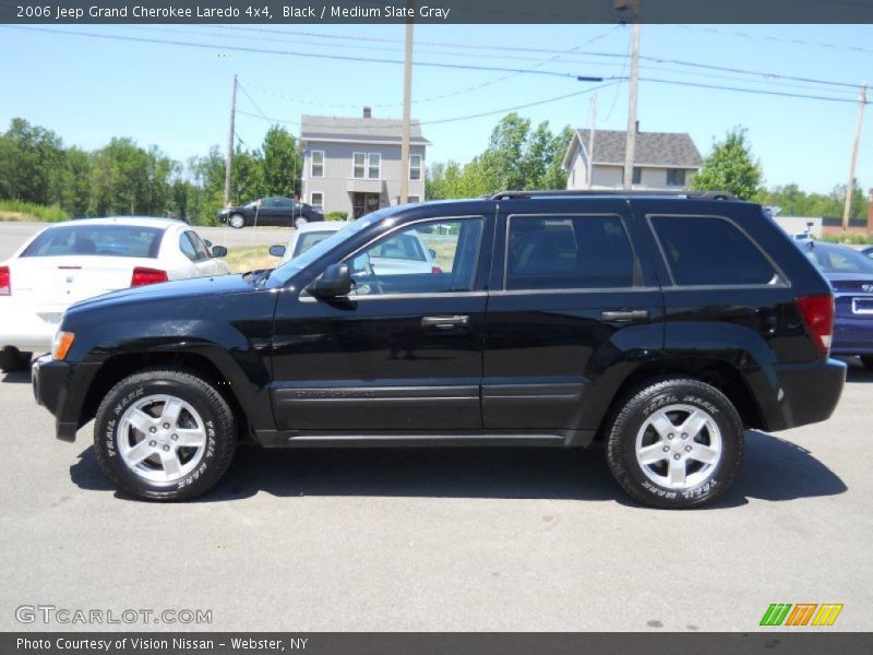 Black / Medium Slate Gray 2006 Jeep Grand Cherokee Laredo 4x4