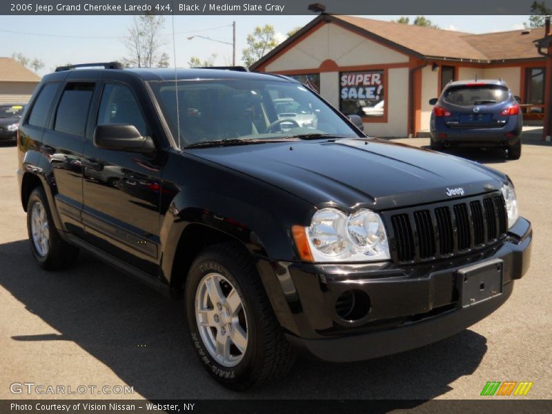Black / Medium Slate Gray 2006 Jeep Grand Cherokee Laredo 4x4