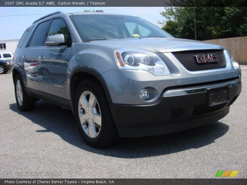 Carbon Metallic / Titanium 2007 GMC Acadia SLT AWD