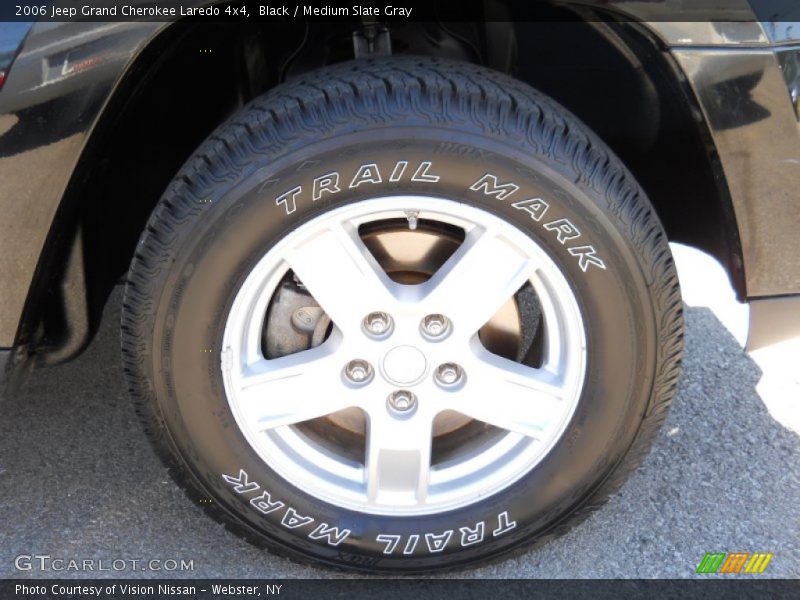 Black / Medium Slate Gray 2006 Jeep Grand Cherokee Laredo 4x4