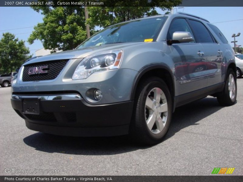 Carbon Metallic / Titanium 2007 GMC Acadia SLT AWD