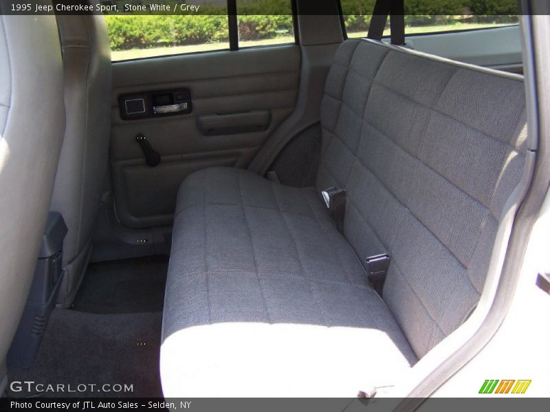 Stone White / Grey 1995 Jeep Cherokee Sport