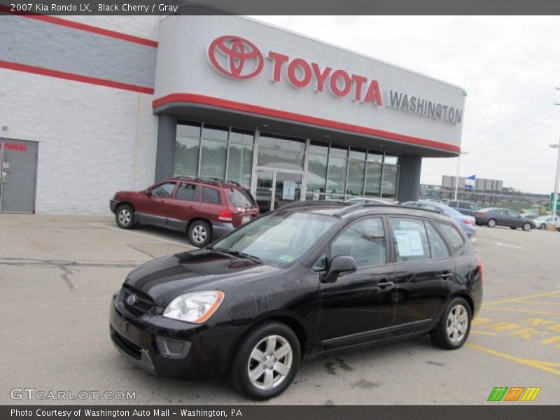 Black Cherry / Gray 2007 Kia Rondo LX